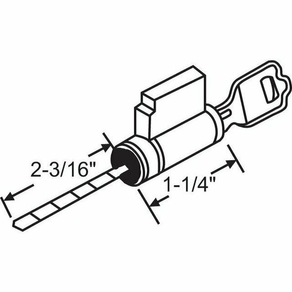 Strybuc Key Cylinder Lock 16-133